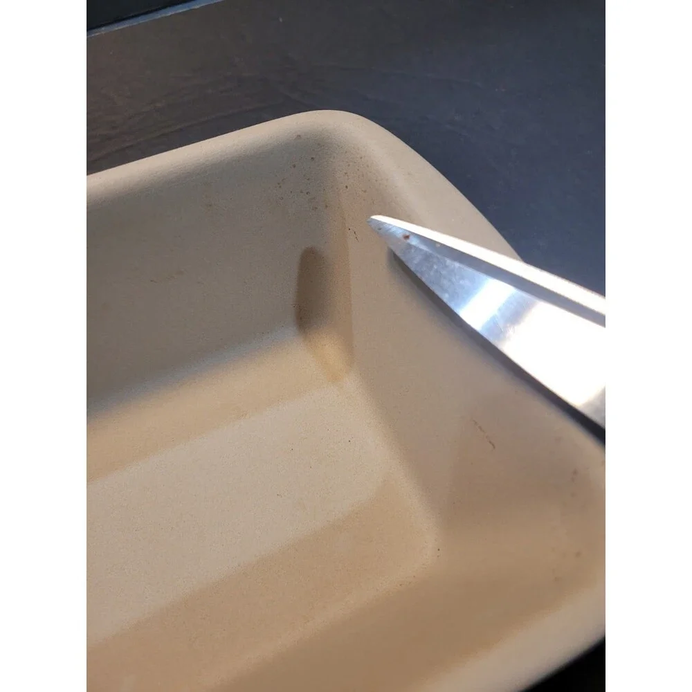 Pampered Chef Family Heritage Stoneware Loaf Pan 9x5 Unglazed #930 Vintage